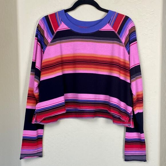 Free People Baja Striped Long Sleeve T-Shirt, XS - Picture 5 of 11